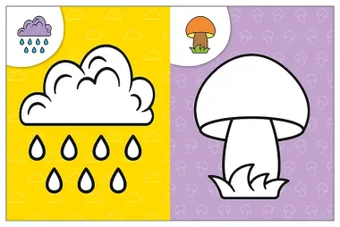 Раскраски для самых маленьких. Природа