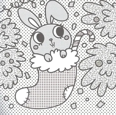 Новый год. Аквараскраска