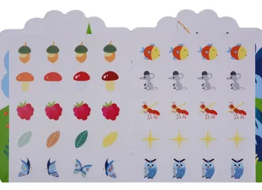 Мои первые наклейки 2+. В лесу