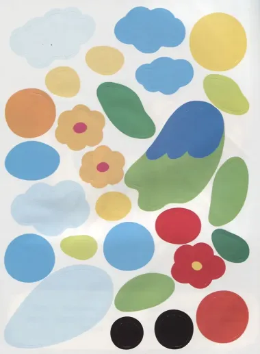 Наклей и раскрась! Животные