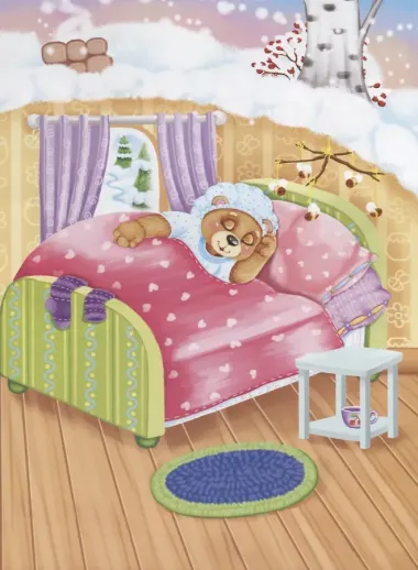 Снежные истории. Дополни картинку