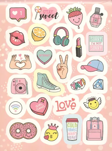 Самые стильные. 100 лучших стикеров