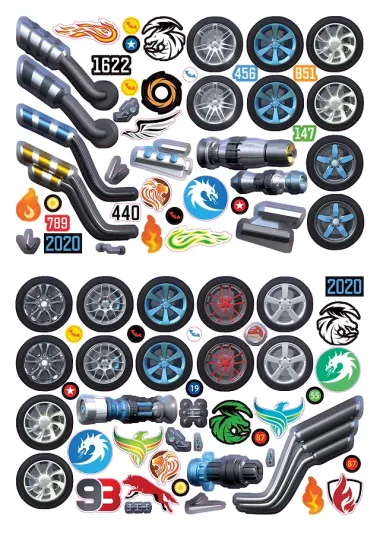 Моя книга наклеек. Авто-тюнинг