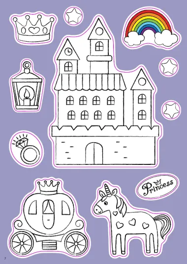 Активити-наклейки для девочек