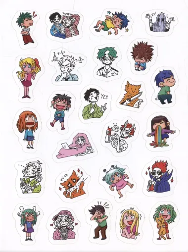 100 НАКЛЕЕК. АНИМЕ
