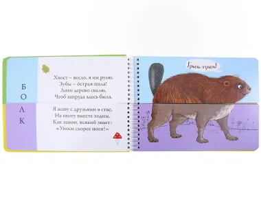 Перевертыши. Лесные  животные. Картинки - половинки