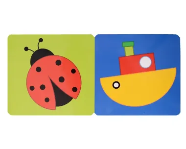 Развиваем зрение. Зеленая. Книжка-гармошка