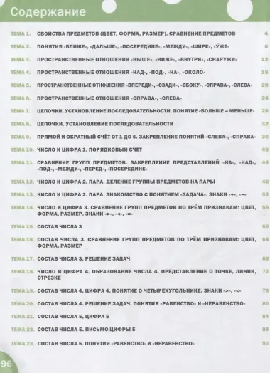 Счет от 1 до 5. Формирование математических представлений: рабочая тетрадь для детей 6-7 лет. ФГОС