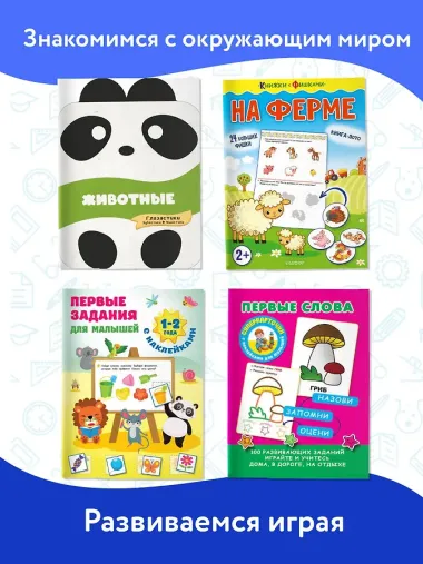 Годовой курс занятий 1+. Набор из 11 книг