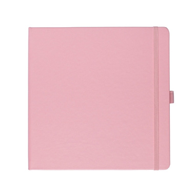 Скетчбук 20*20 80л "Sketchmarker" розовый, 140г/м2, слоновая кость, тв.обл.