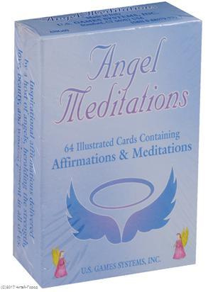 Таро Аввалон, Angel Meditation Cards Ангельские медитационные карты (карты+инструкция на англ. яз.) (коробка)