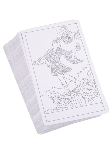 Таро Уэйта в контурах. 78 карт для раскрашивания и медитации