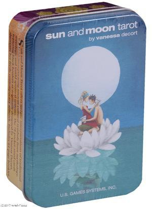 Таро Аввалон, Sun and Moon Tarot Солнце и Луны (карты на английском языке в жестяной коробке) (ПИ)