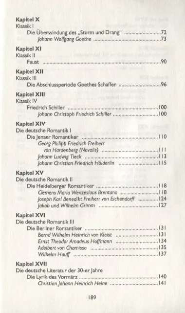 Deutsche Literatur. Немецкая литература