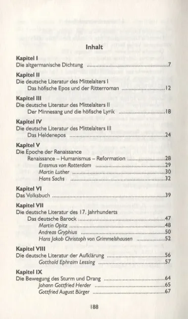 Deutsche Literatur. Немецкая литература