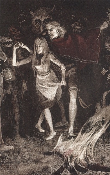 Монах и дочь палача с иллюстрациями Сантьяго Карузо