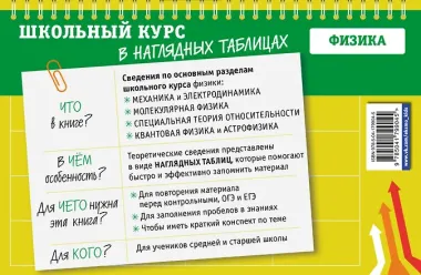 Физика. 7-11 классы. Школьный курс в наглядных таблицах