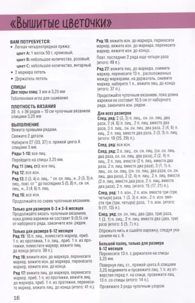 Варежки для малышей. 20 оригинальных моделей. Вяжем спицами