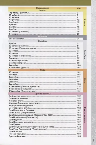 Каталог монет Императорской России 1682-1917 / 2-й выпуск