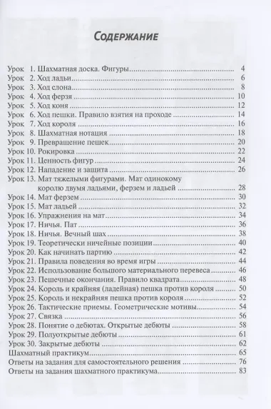 30 шахматных уроков для начинающих