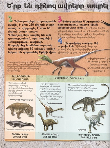 100 фактов. Динозавры (на армянском языке)