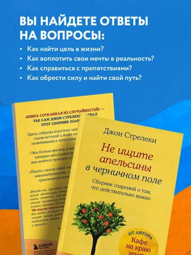 Не ищите апельсины в черничном поле. Сборник озарений о том, что действительно важно #1