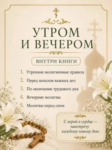 Сборник утренних и вечерних молитв