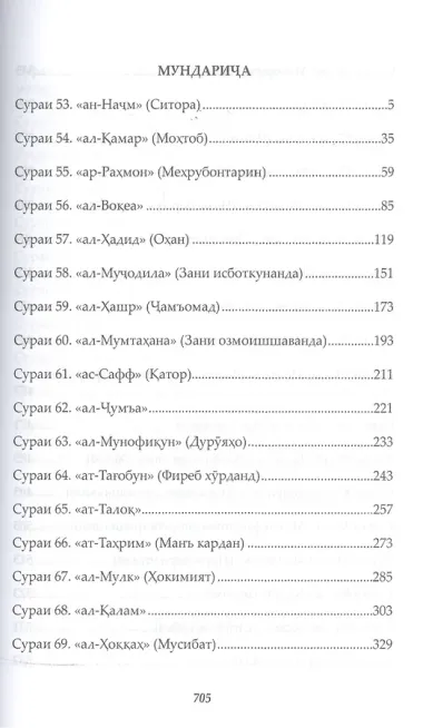 Священный Коран смыслы на Таджикском языке. Том-5