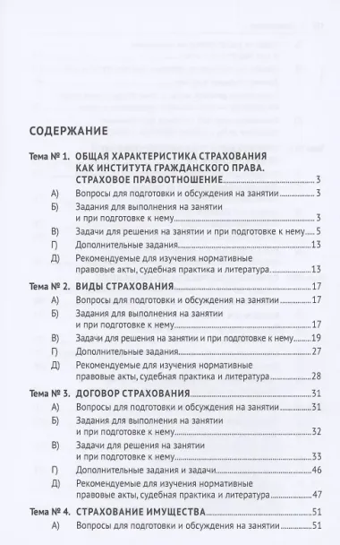 Страховое право.Практикум.