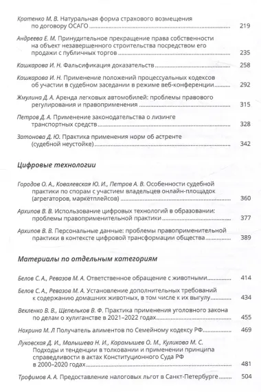 Мониторинг правоприменения 2022-2023: труды экспертов СПбГУ