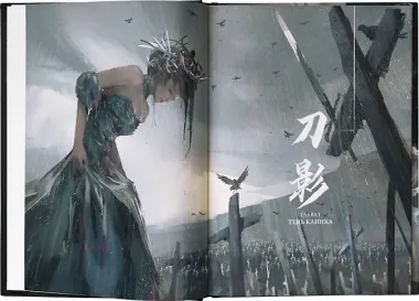 Призрачный Клинок. GhostBlade. Иллюстрации WLOP