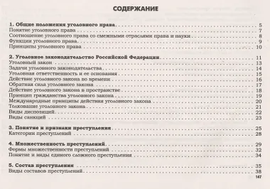 Уголовный кодекс в схемах. Общая часть