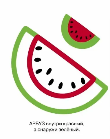 Раскраска с цветным контуром. Выпуск 2. Груша