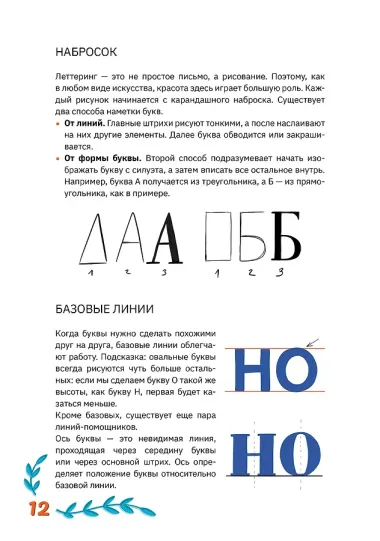 Леттеринг от А до Я. Прописи и шаблоны