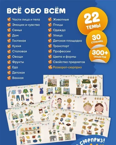 Интерактивная книга Abumba Fingerbook «Всё обо всём»