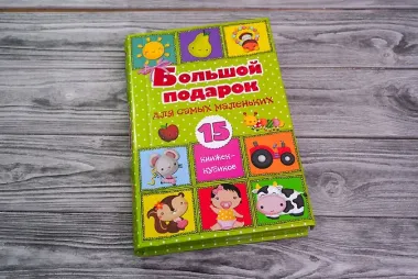 Большой подарок для самых маленьких. 15 книжек-кубиков!