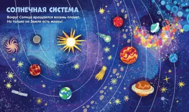 Космос. Книжка с окошками