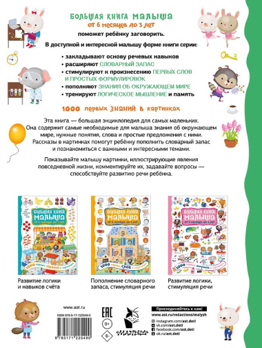 1000 первых знаний в картинках