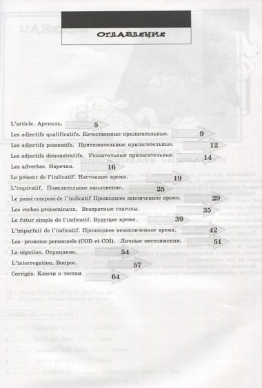 Моя первая тетрадь по французской грамматике