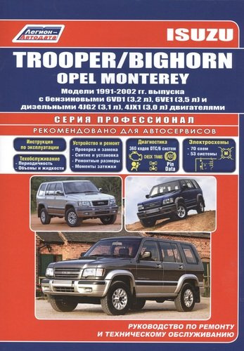Isuzu Trooper /Bighorn/Opel Monterey с 1991-2002 гг.