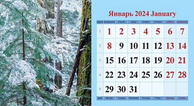 Календарь 2024г 200*140 "Гармония природы" настольный, домик