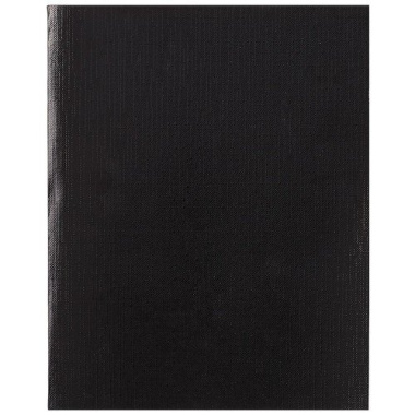 Тетрадь в клетку «Metallic», чёрная, 96 листов
