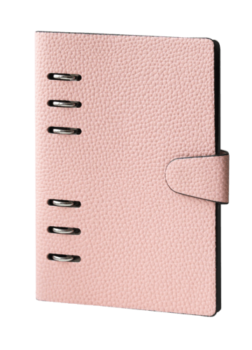 Тетрадь 80 листов (135*190) клетка, InFolio/Инфолио Study Dune розовый, с кольцевым механизмом