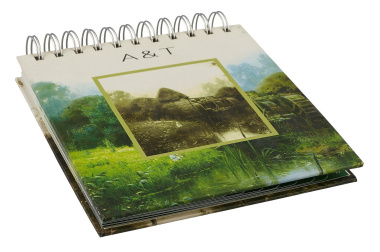 Записная книжка, Феникс,  &T, Пейзаж, 15х15, 70 листов, твердая обложка, на спирали
