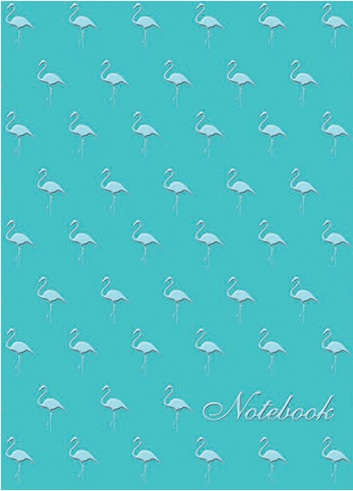 Записная книжка, Феникс+, А6 (98*135мм) 200л. Notebook Фламинго, твердая обложка, с поролоном, тиснение фольгой