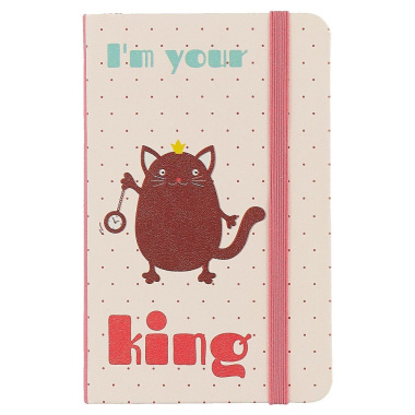 Записная книжка «Meow! I`m your king», 96 листов, А6