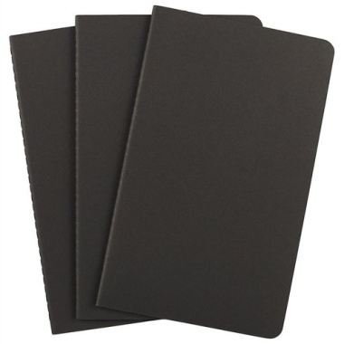 Набор книг для записей Moleskin Cahier Journal Large, 3 штуки, чёрные, 40 листов, А5