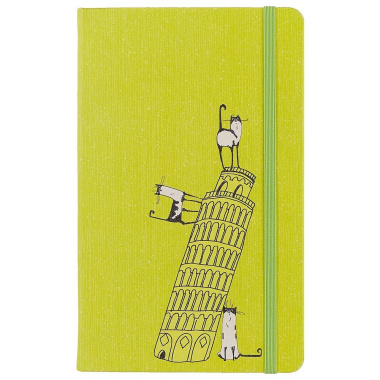 Книга для записей «Funny stories. Пизанская башня», зелёная, 96 листов, А5