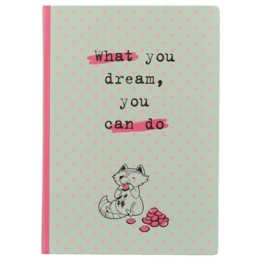 Блокнот «What you dream, you can do», 192 страницы, А5