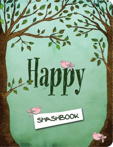 Смэшбук Happy (зеленый c наклейками) (160 стр)